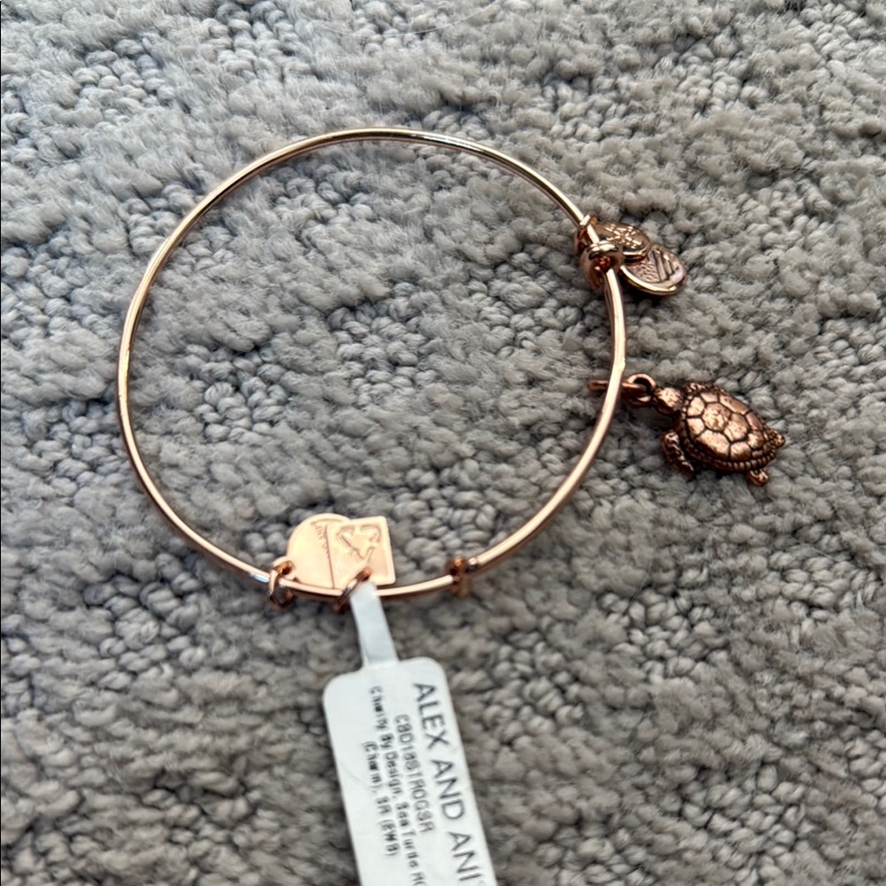 Alex and Ani Gold Charm Bangle Bracelet